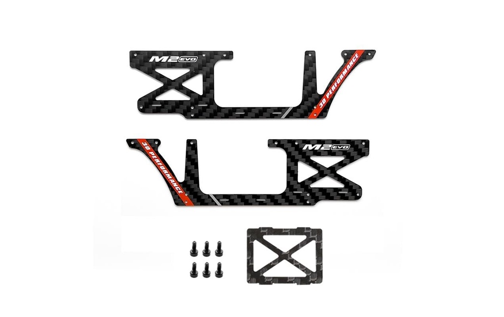 OMPHobby Panneau latéral CFK Rouge M2 - Evo