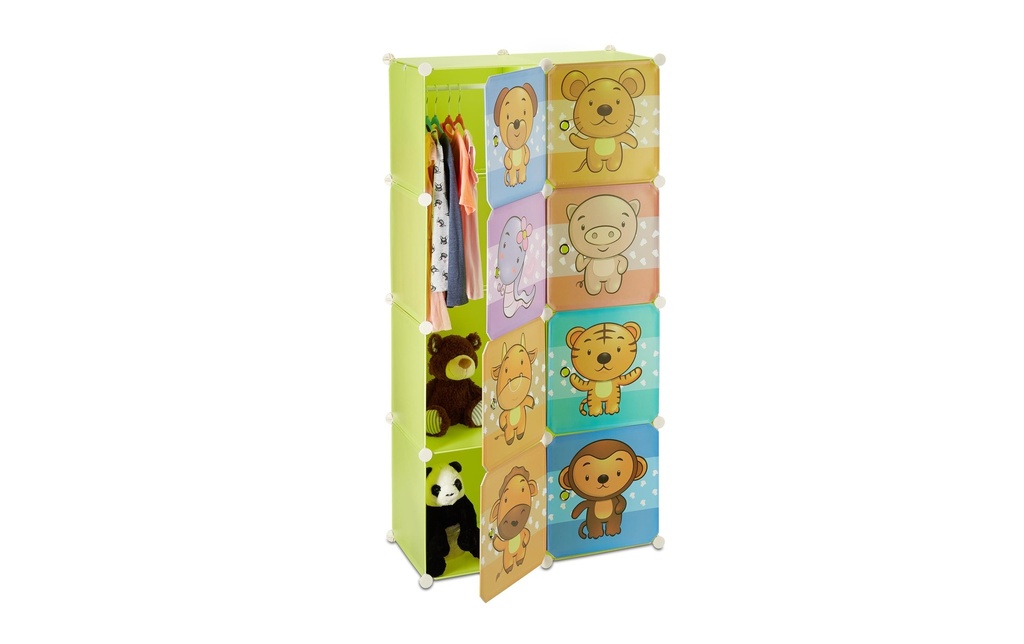 relaxdays Étagère pour enfants avec système d'assemblage