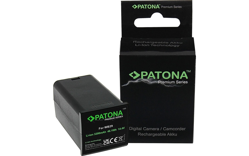 Patona Batterie Premium pour Godox AD200 Pro