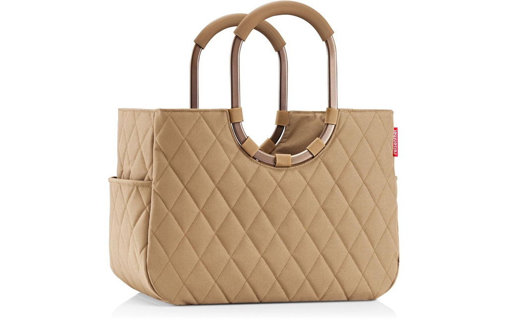 Reisenthel Panier de course loopshopper L Frame Rhombus ginger