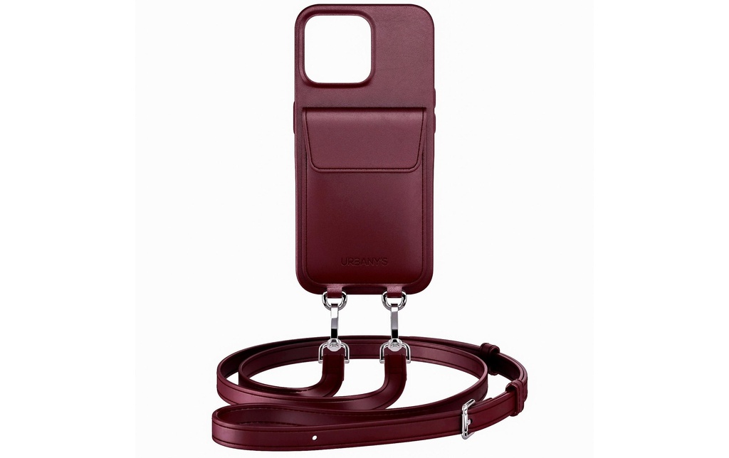 Urbany's Necklace Case Handykette+ RED WINE iPhone 17