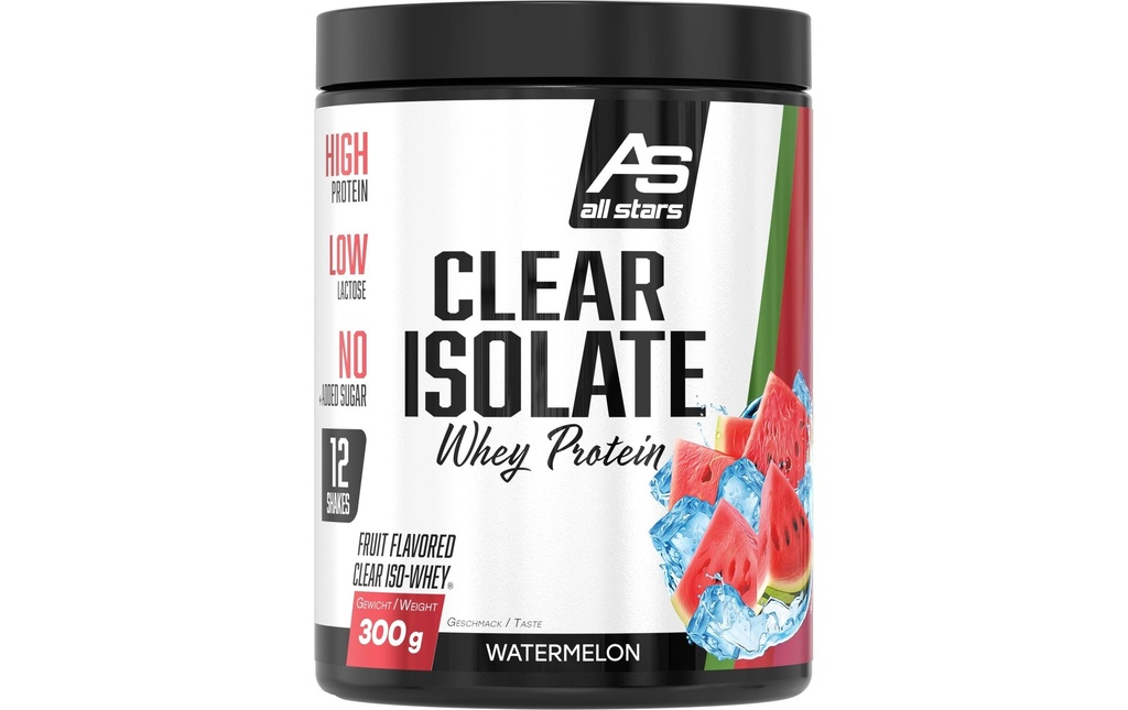 All Stars Clear Isolate Pastèque 300 g