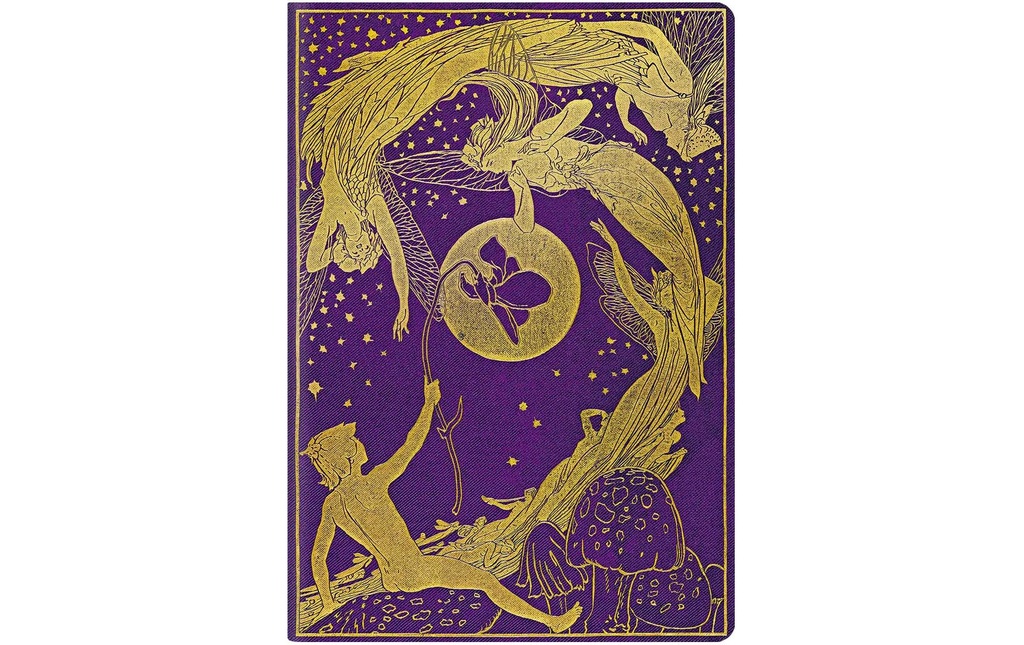 Paperblanks Carnet de notes Lang's Fairy Books A6, ligné, or / violet