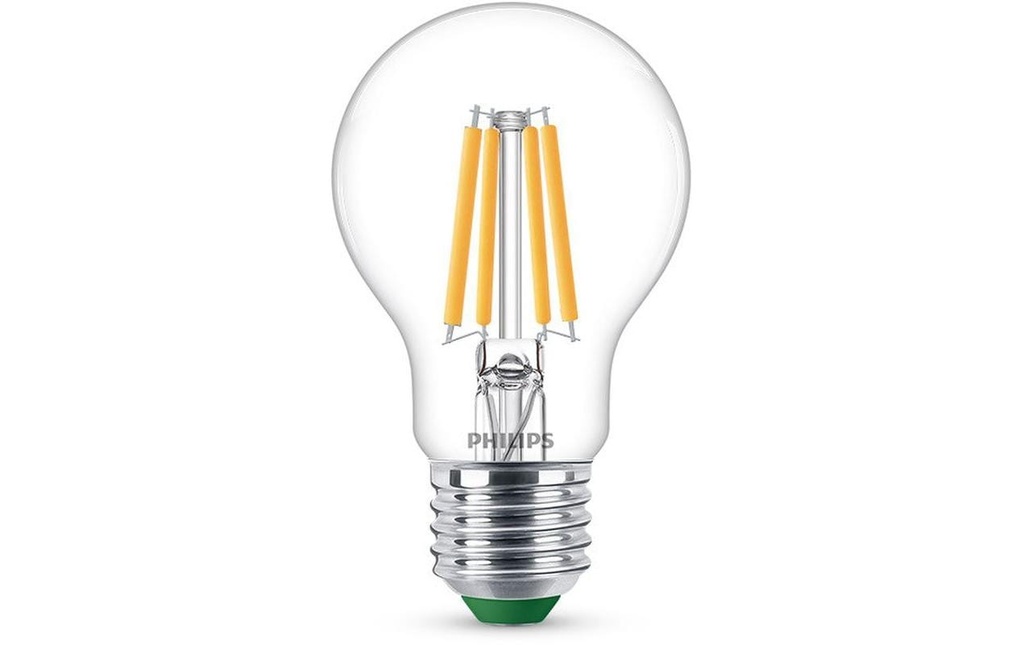 Philips Lampe LED CLA 40W A60 E27 2700K CL UE 2PF/SRT Blanc chaud (WW)