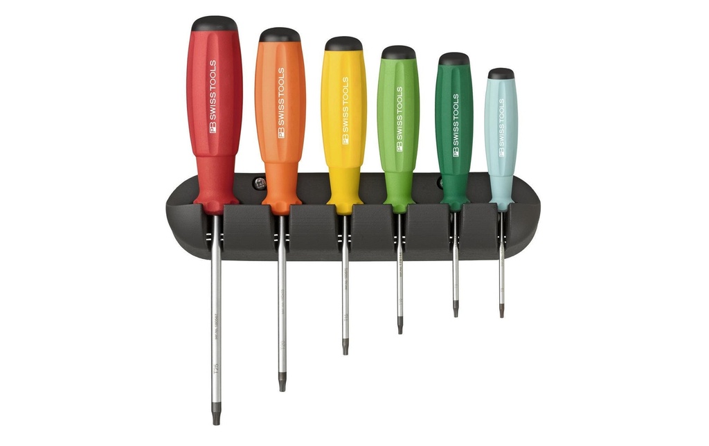 PB Swiss Tools Jeux de tournevis PB 8440 6 pièces, colorées