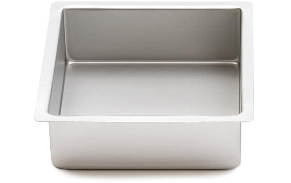 Decora Plat à four carré Profi 20 x 20 cm, argent