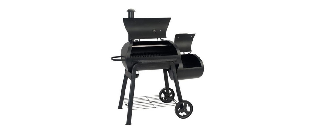 Landmann Barbecue à charbon Fumoir Vinson 200 - Noir