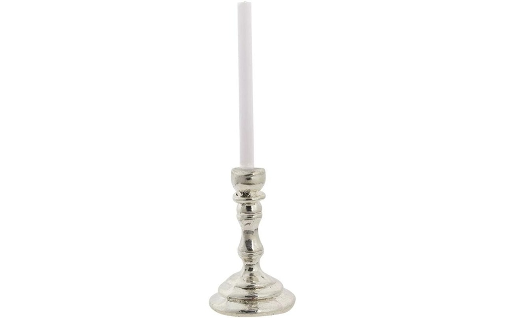 HobbyFun Mini ustensiles Bougeoir, argent
