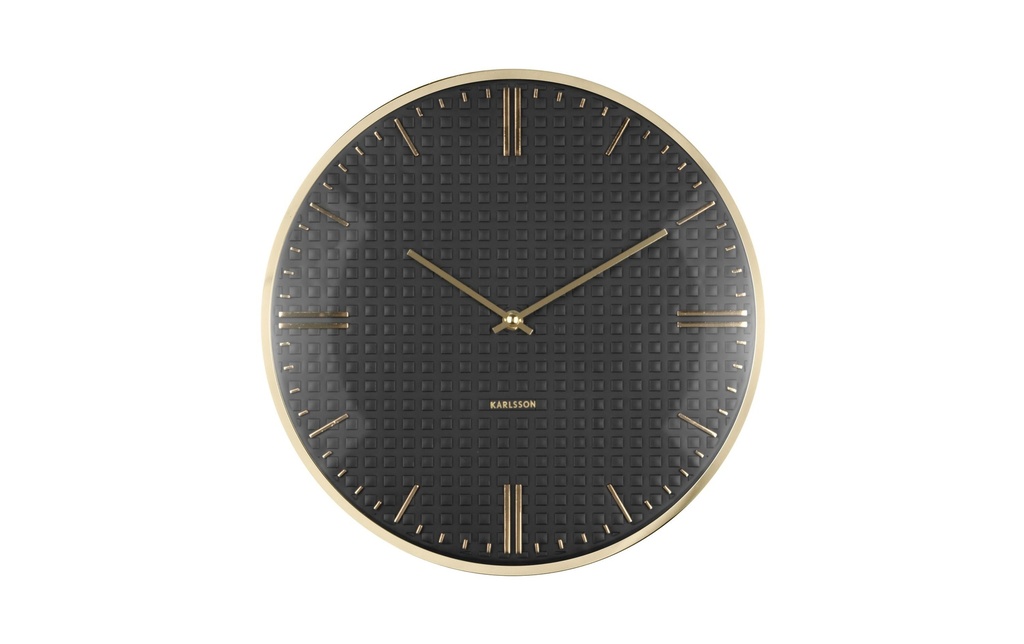 KARLSSON Horloge murale Riqueza 35 cm, noir