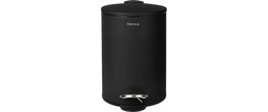 Blomus Poubelle à pédale Tubo 3 l, Noir