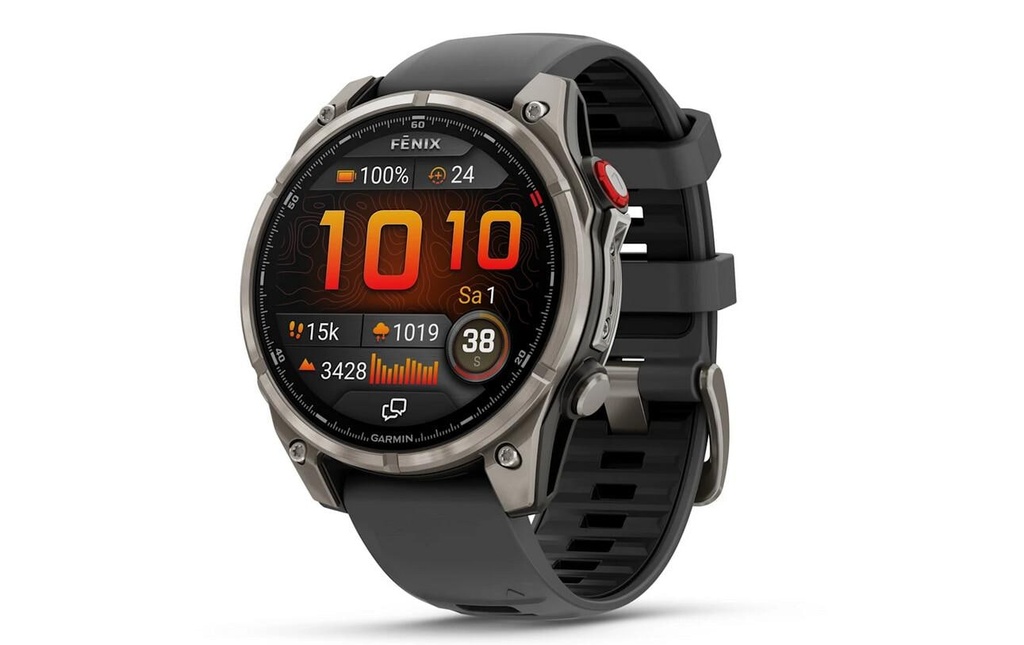 GARMIN Montre de sport GPS fēnix 8 Pro – AMOLED Noir/Graphite