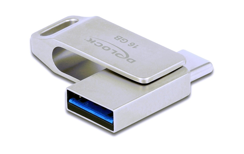 Delock Clé USB 3.2 Gen 1 USB-C + Typ-A 16 GB