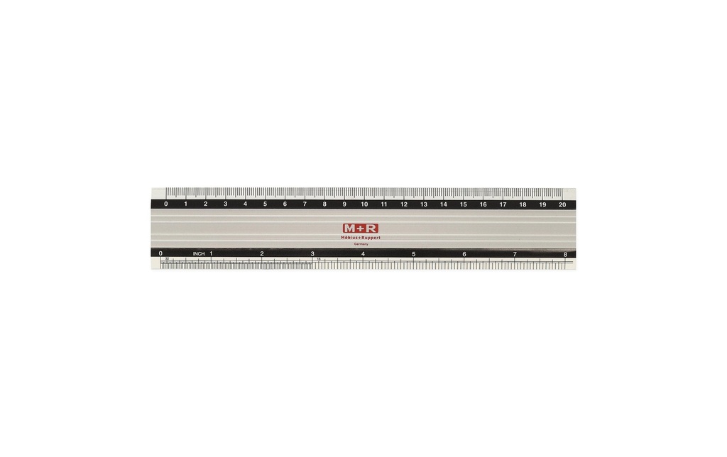 M+R Règle Échelle Aluminium 20 cm