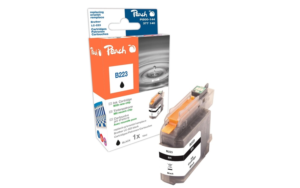 Peach Encre Brother LC-223bk noir