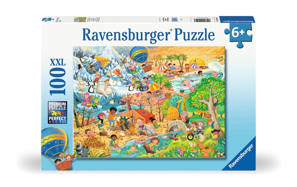 RAVENSBURGER Puzzle XXL 4 saisons 100pcs
