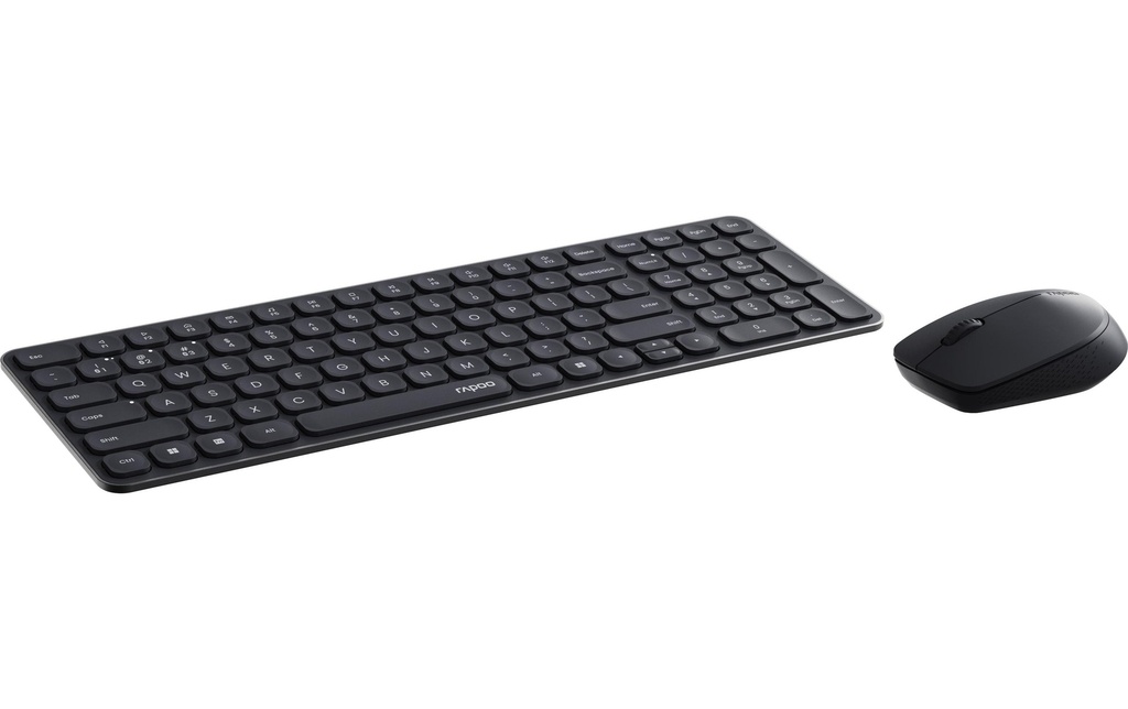 Rapoo Ensemble clavier-souris 9310M Noir