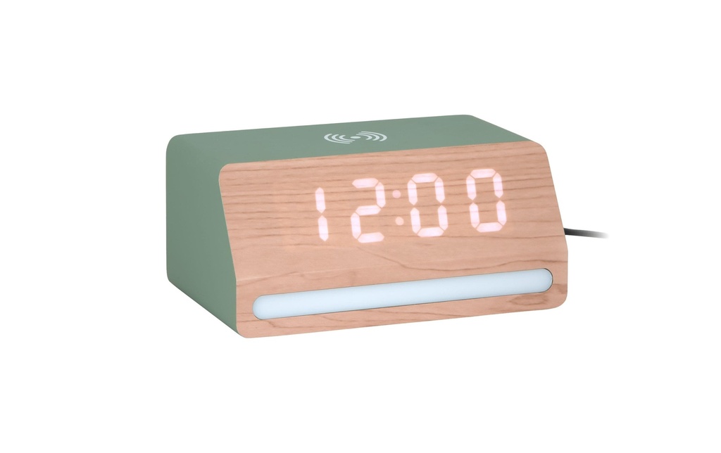 KARLSSON Réveil Retro Light LED Vert jungle