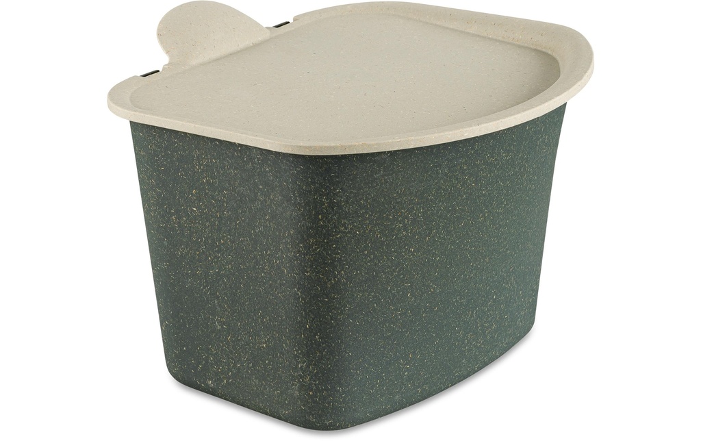 Koziol Seau à compost Bibo 3 l, Gris foncé/Gris