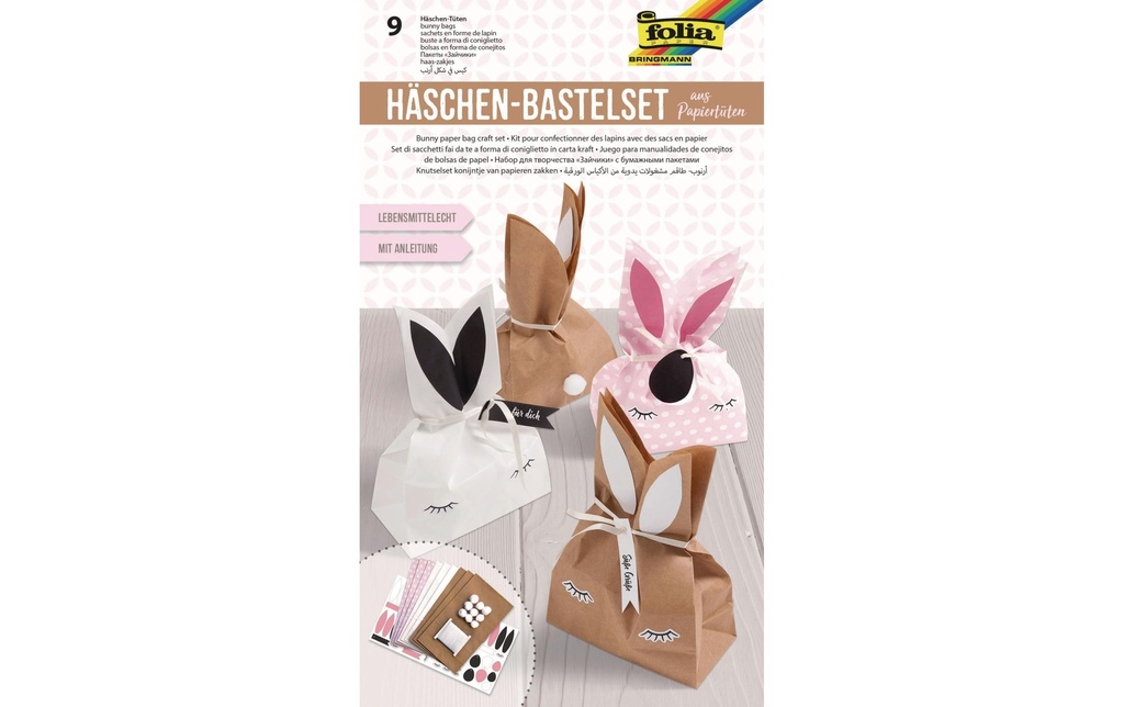 FOLIA Sac en papier maison SWEET