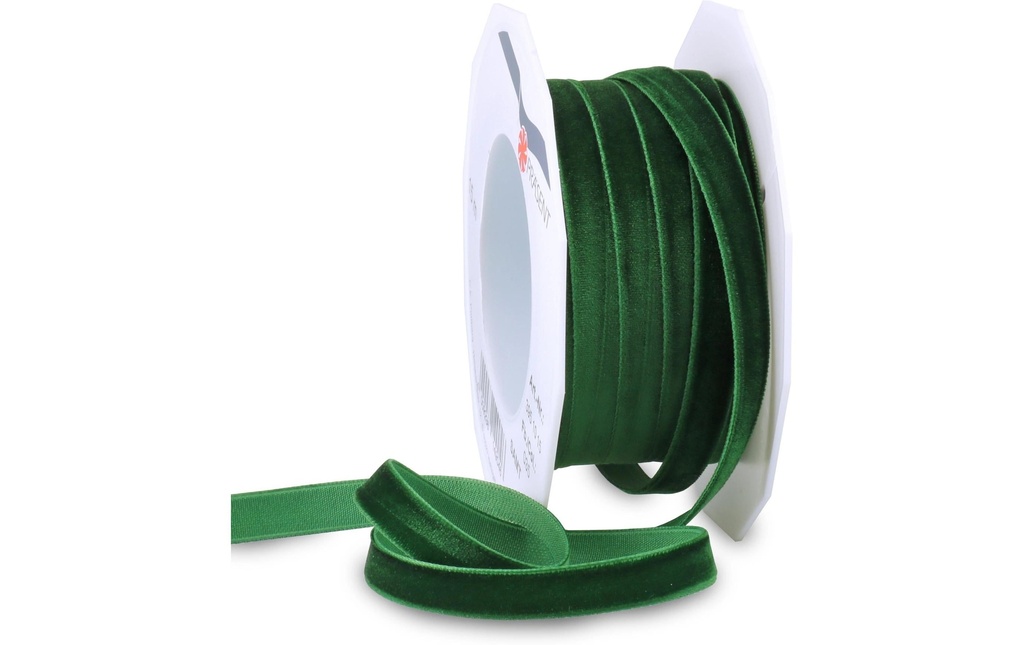 Pattberg Ruban cadeau Velours 10 mm x 15 m, Vert foncé