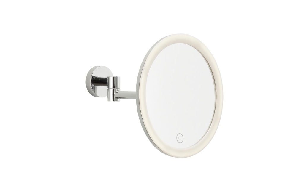 tesa Miroir cosmétique Visioon LED, Chrome