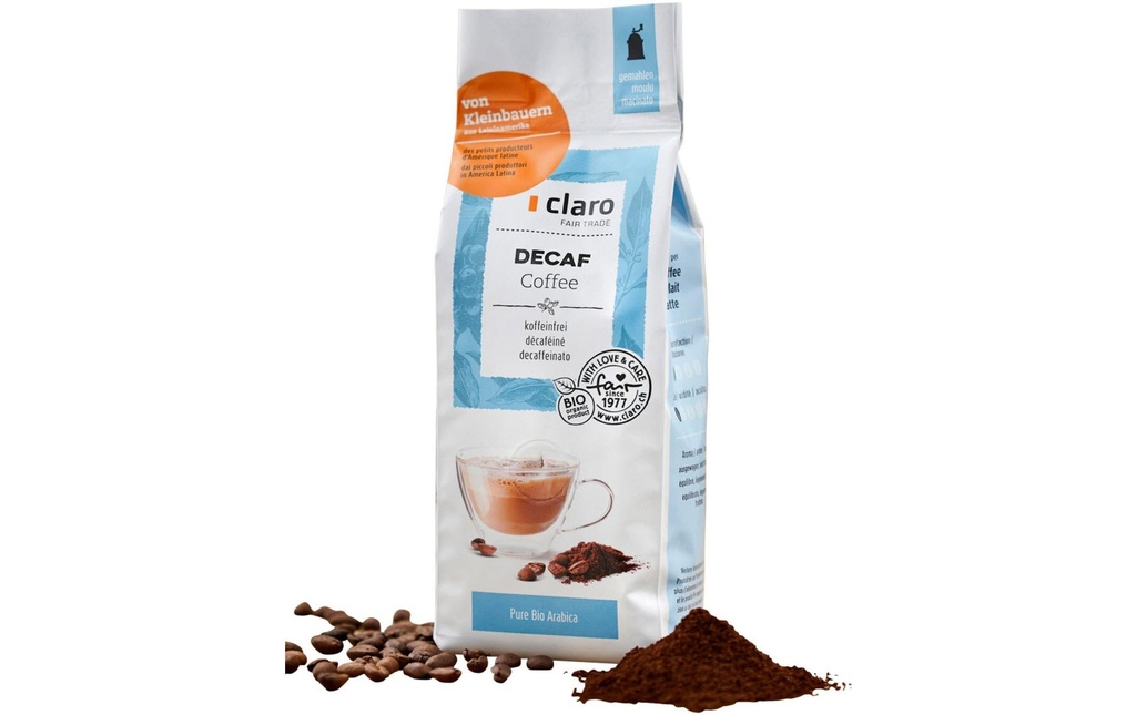 Claro Café moulu Decaffeinato 250 g