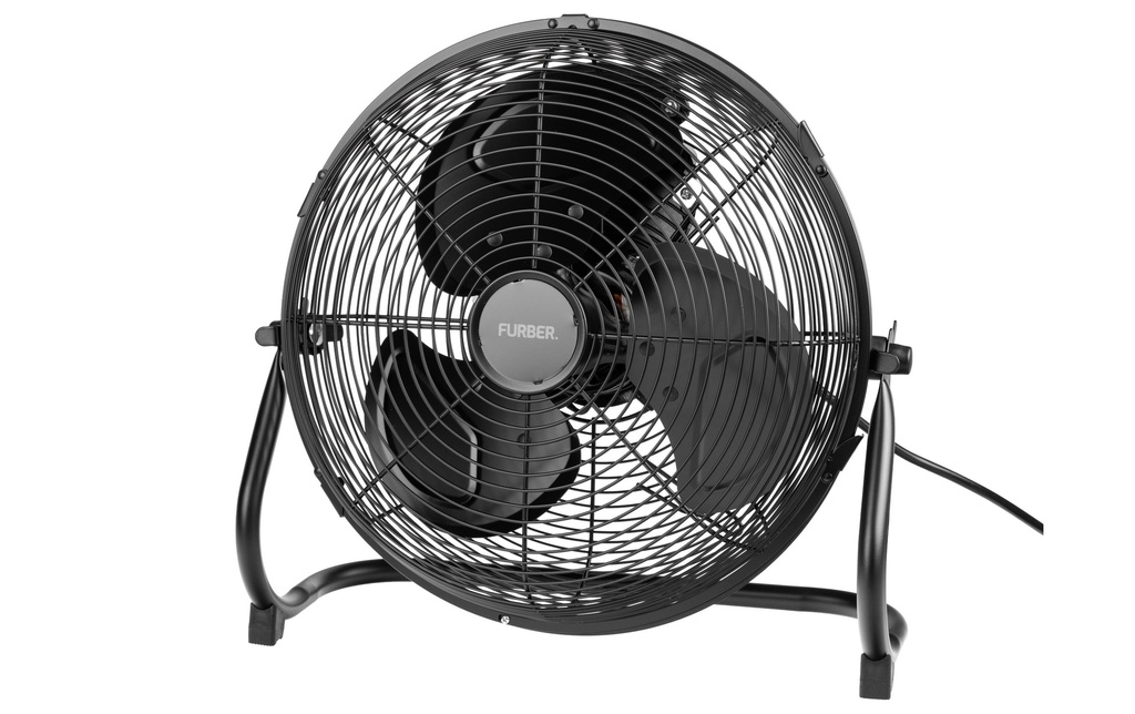 FURBER Ventilateur au sol Vayu-Industry 12 noir mat