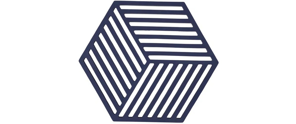 Zone Denmark Dessous de plat Hexagone bleu nuit