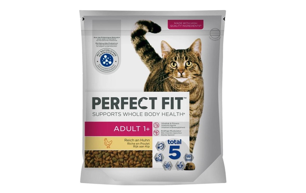 Perfect Fit Alimentation sèche Cat Adult au poulet, 1.4 kg