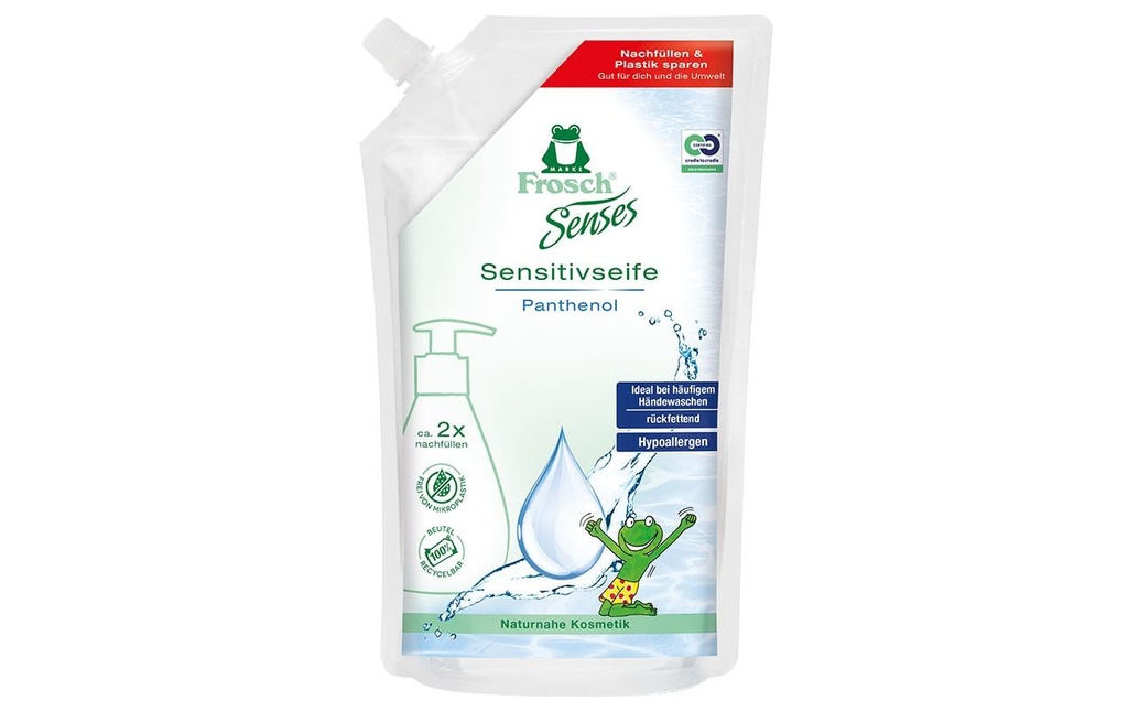 Frosch Savon pour les mains Recharge Sensitive 500 ml