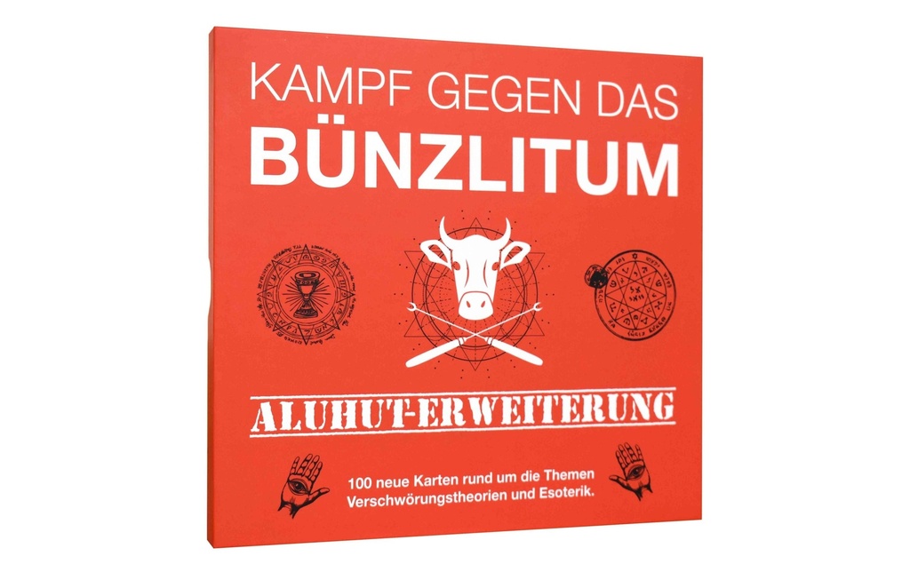 Kampfhummel Party game Kampf gegen das Bünzlitum: Aluhut-Erweiterung