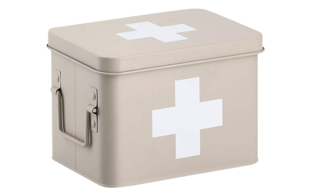Zeller Present Armoires de premiers secours 21,5 x 16 x 16 cm, Beige