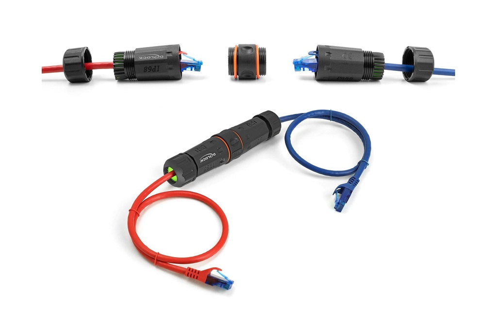 Delock Connecteur de câble RJ45 femelle à RJ45 femelle Cat.6A 1 Pièce/s