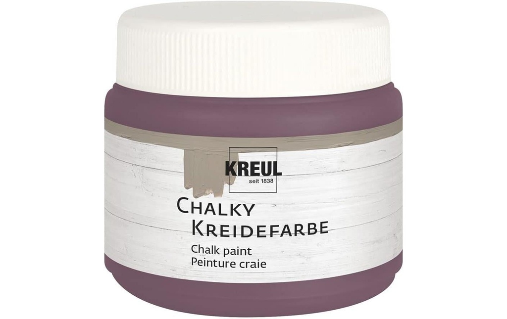Kreul Peinture à la craie Kreul Chalky Pure Purple, 150 ml