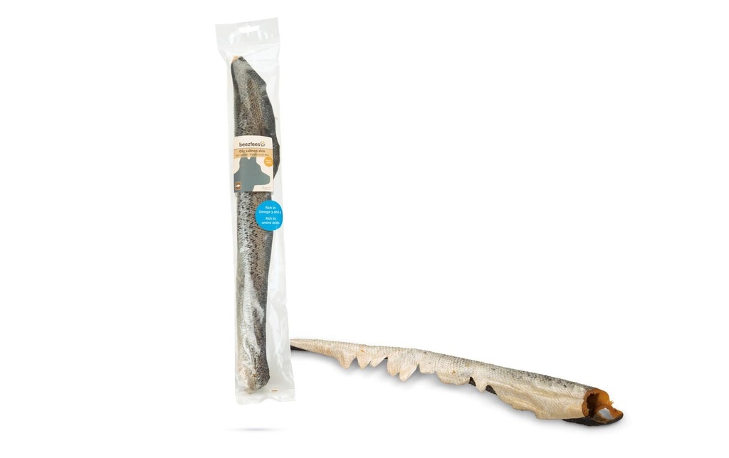 Beeztees Produit à mâcher  Peau de saumon grasse, 1 pièce
