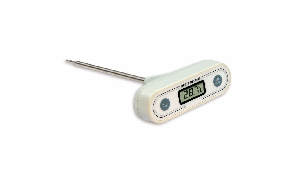 TFA Dostmann Thermomètre Digital, Forme en T, Blanc