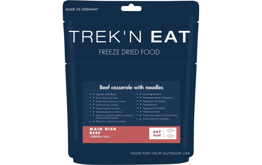 Trek 'N Eat Plat principal Boeuf chasseur aux pâtes