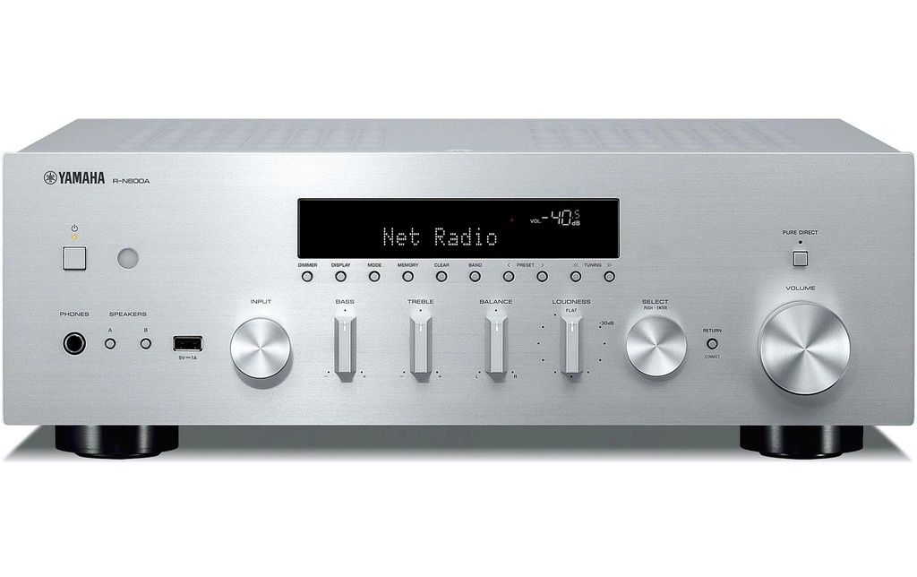 Yamaha Récepteur AV R-N600A Argenté