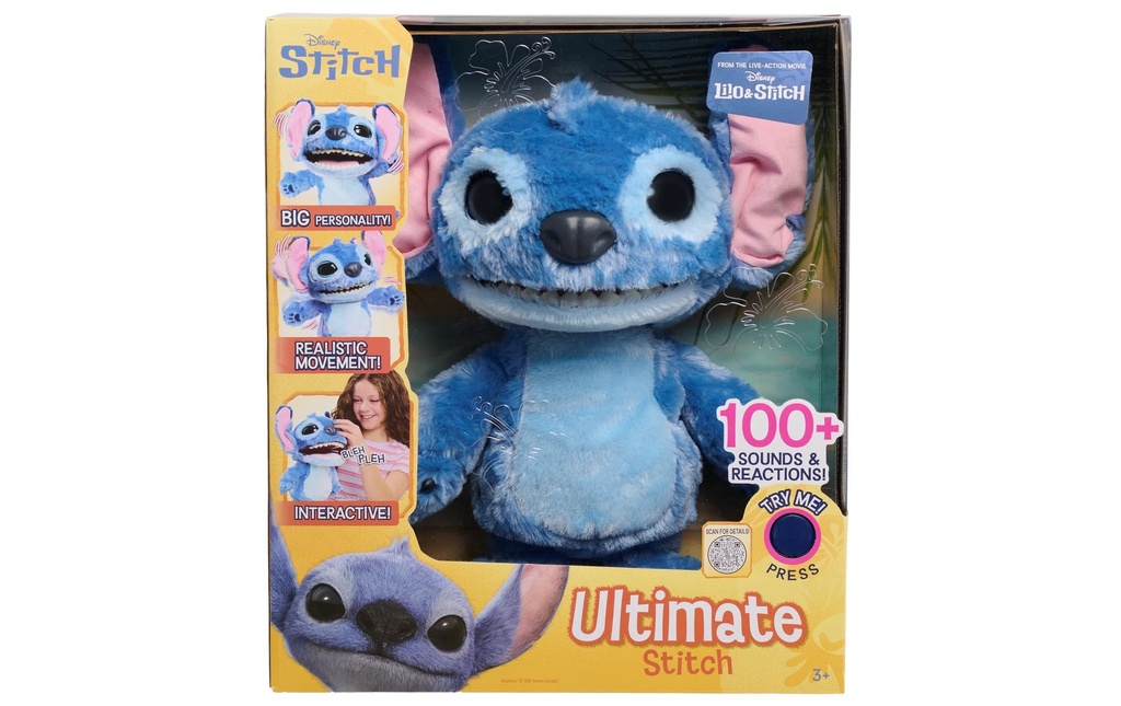 Stitch Peluche fonctionnelle Disney Ultimate Stitch Li.Action 43 cm