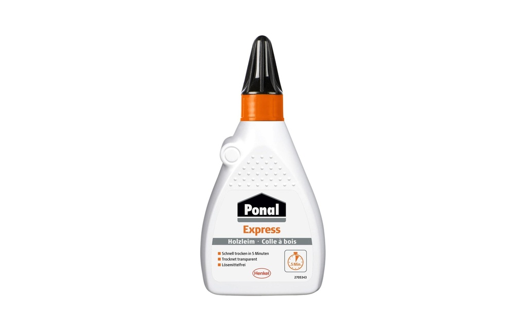 Ponal Colle à bois Express 120 g, Blanc