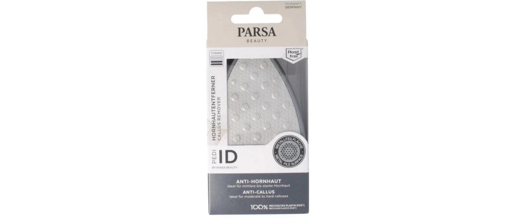 Parsa Beauty Râpe pour callosités Pedi ID