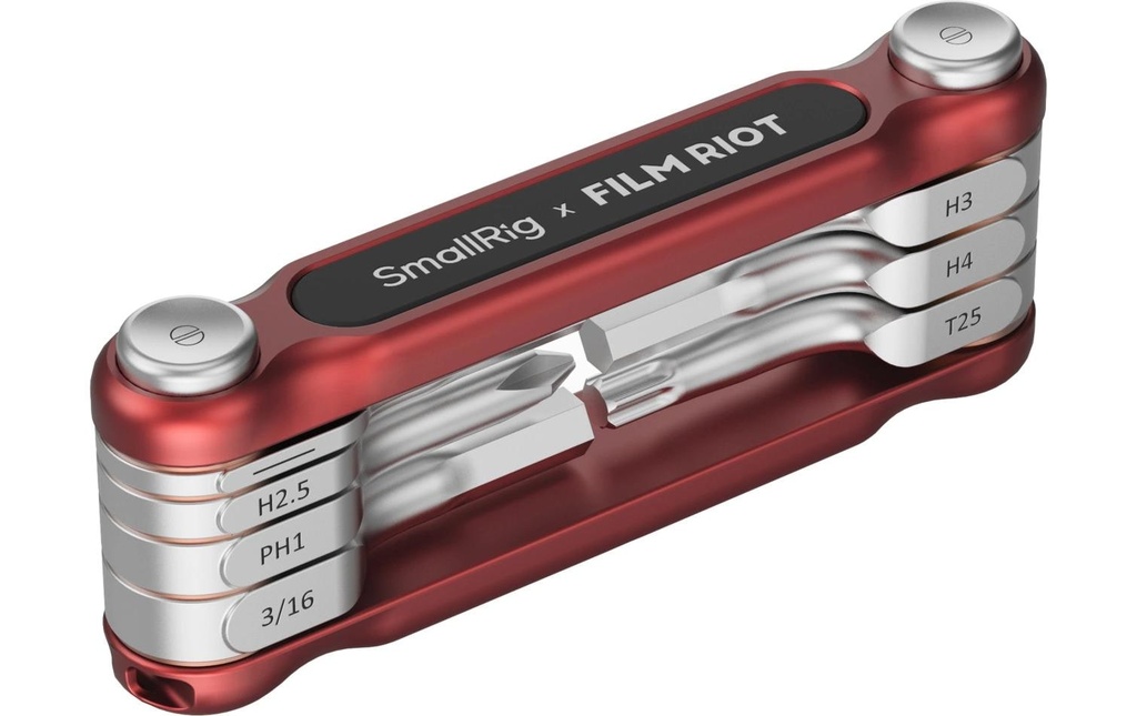 Smallrig Jeu de clés pliantes 7 en 1 Rouge
