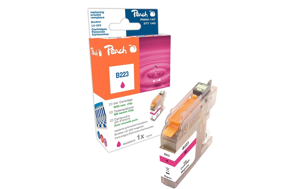 Peach Encre Brother LC-223m Magenta