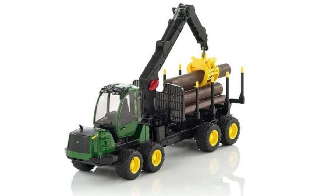 Bruder Spielwaren Traction arrière avec grappin John Deere 1210E