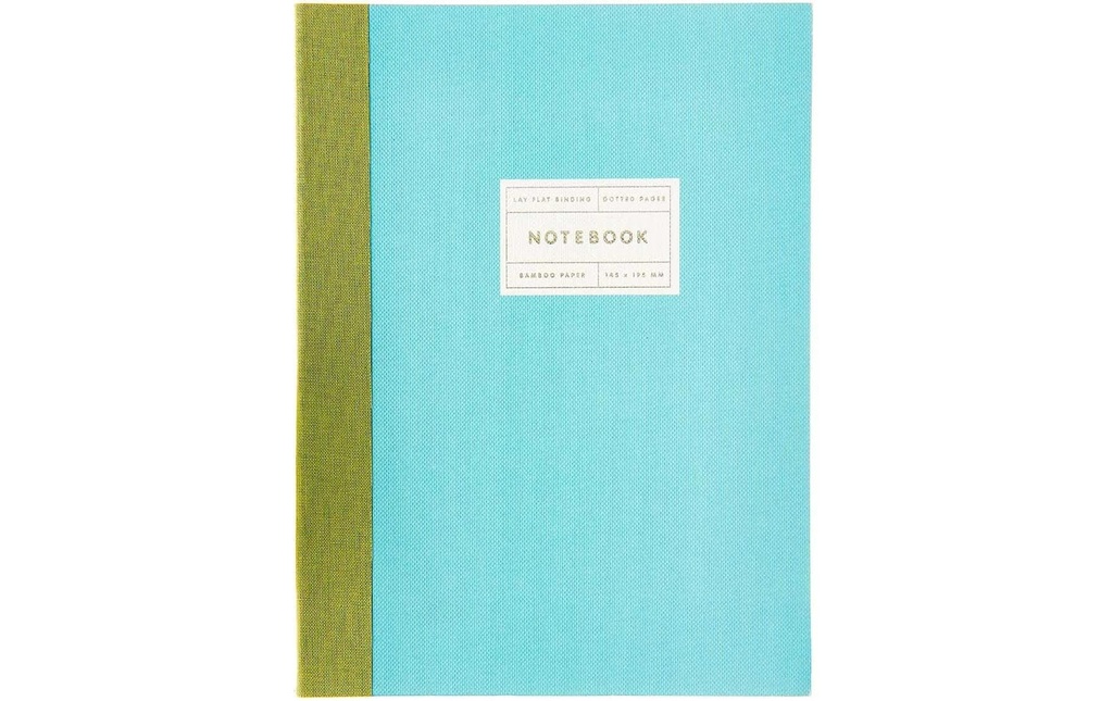 Rico Design Bloc-notes S 14,5 x 19,5 cm, Pois, Bleu