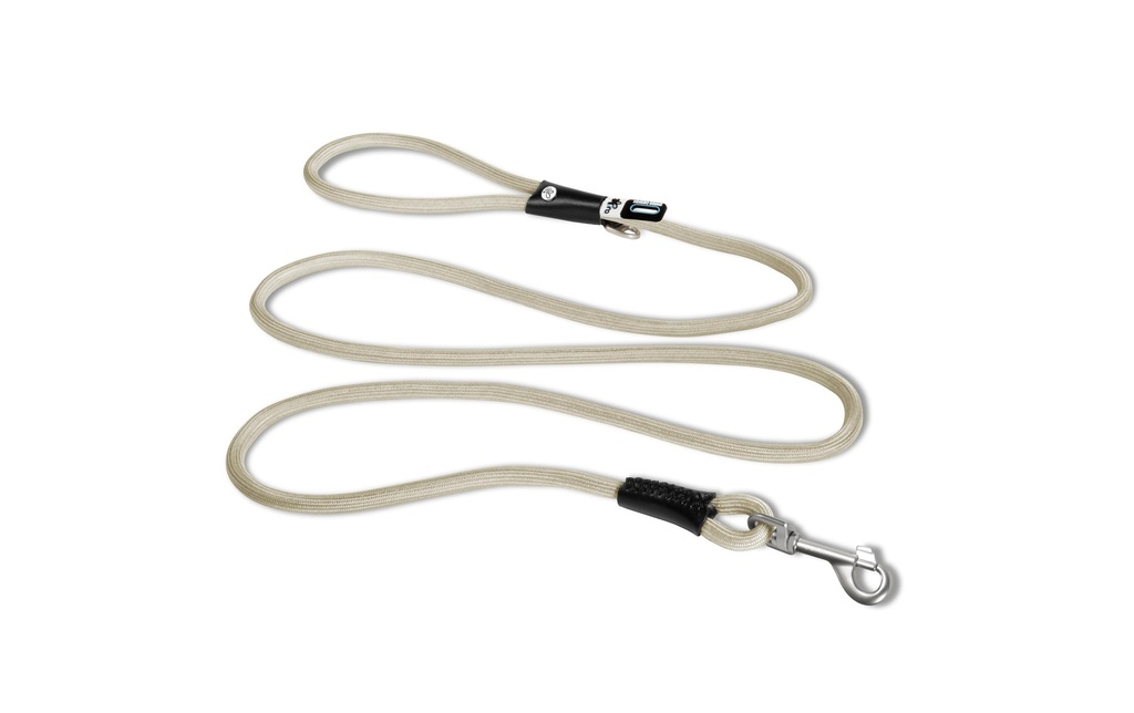 curli Laisse de chien Stretch Comfort Light-Tan ø 8 mm / 1.8 m