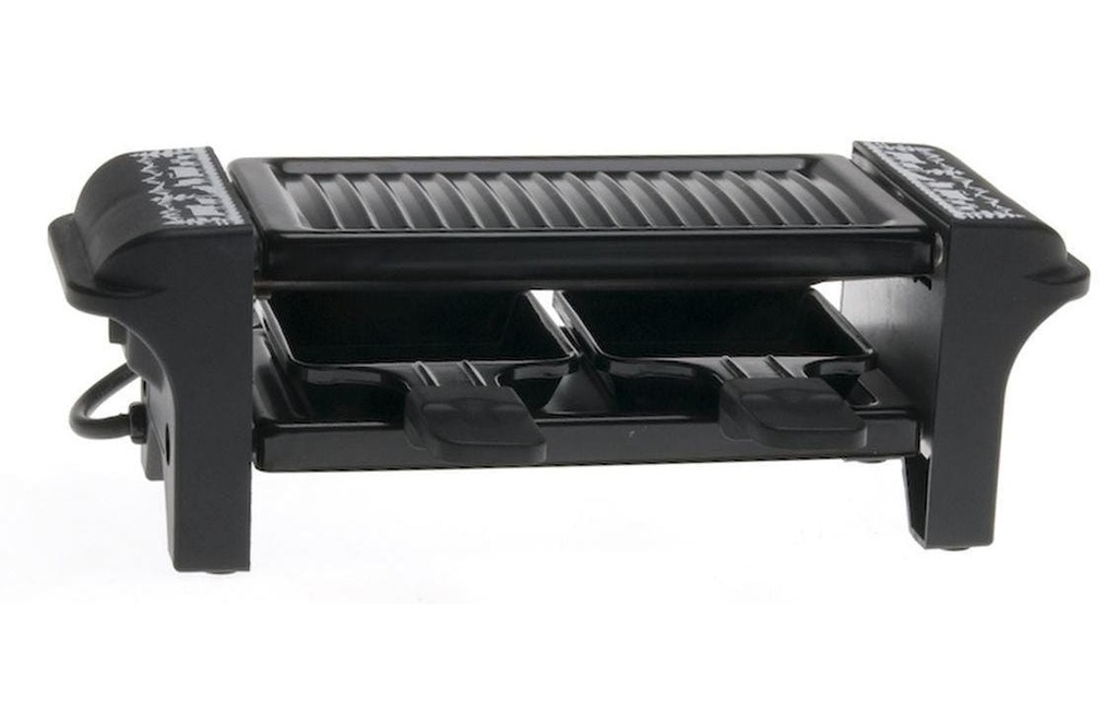 Nouvel Grill à raclette Silhouette Noir 2 Personnes