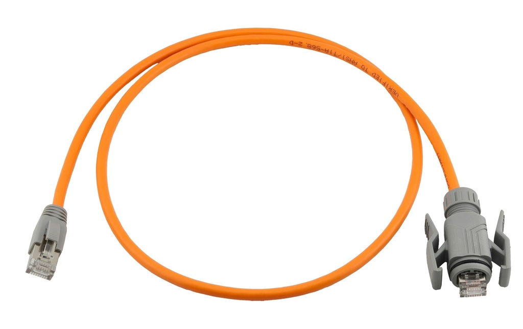 Wirewin Câble patch Outdoor RJ-45 - RJ-45 Cat 6A, S/FTP, 30 m, Orange