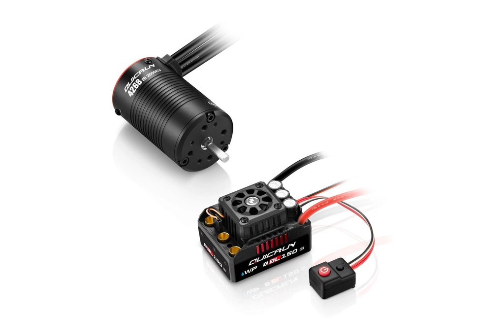Hobbywing Kits d’entraînement sans brosse Combo WP8BL150 G2 4268SL 2600 kV