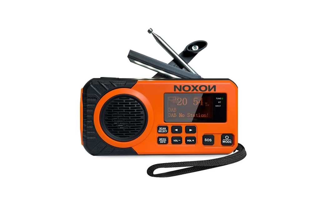 Noxon Radio DAB+ Dynamo Solar 311 Orange
